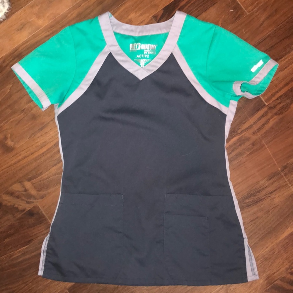 Greys anatomy scrub top xs